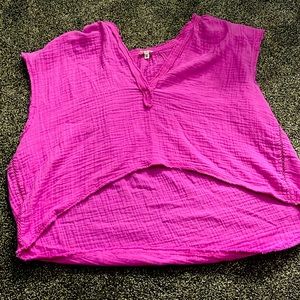 aerie high low shirt